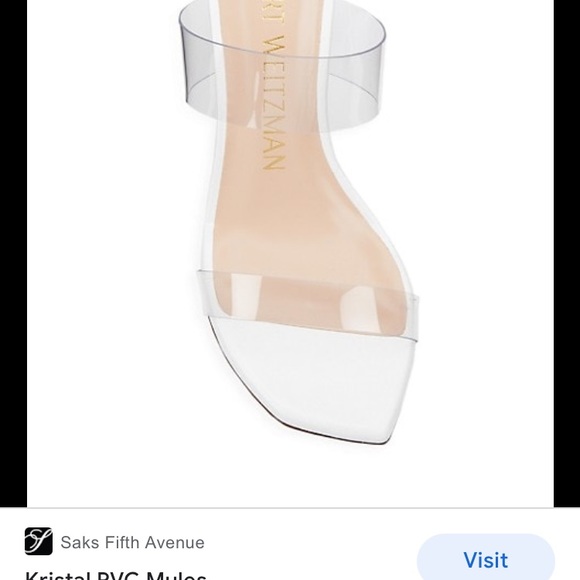 New in box Stuart Weitzman clear crystal sandals - Picture 7 of 9
